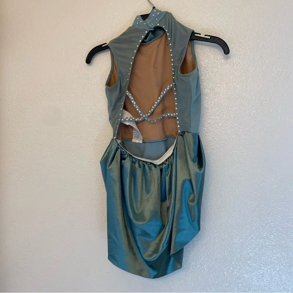 Revolution 10th House Dance Costume sage green HERA TH23102 lyrical LC child